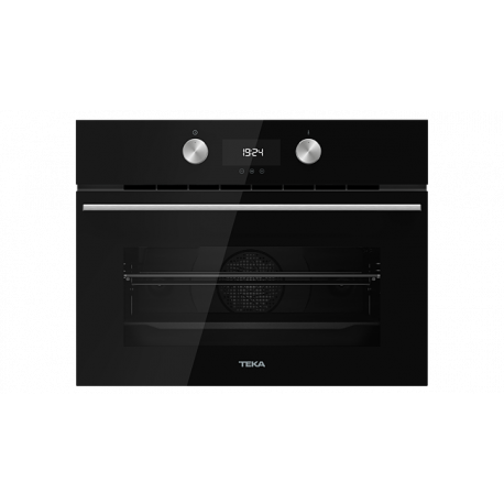 Horno multifunción TEKA HORNO COMPACTO HLC 8400 CRISTAL NEGRO. 111130003, Negro, Clase A+