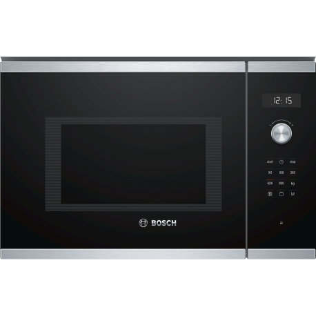 Microondas BOSCH BEL554MS0, Integrable, Con Grill, Con plato giratorio 31,5 cm